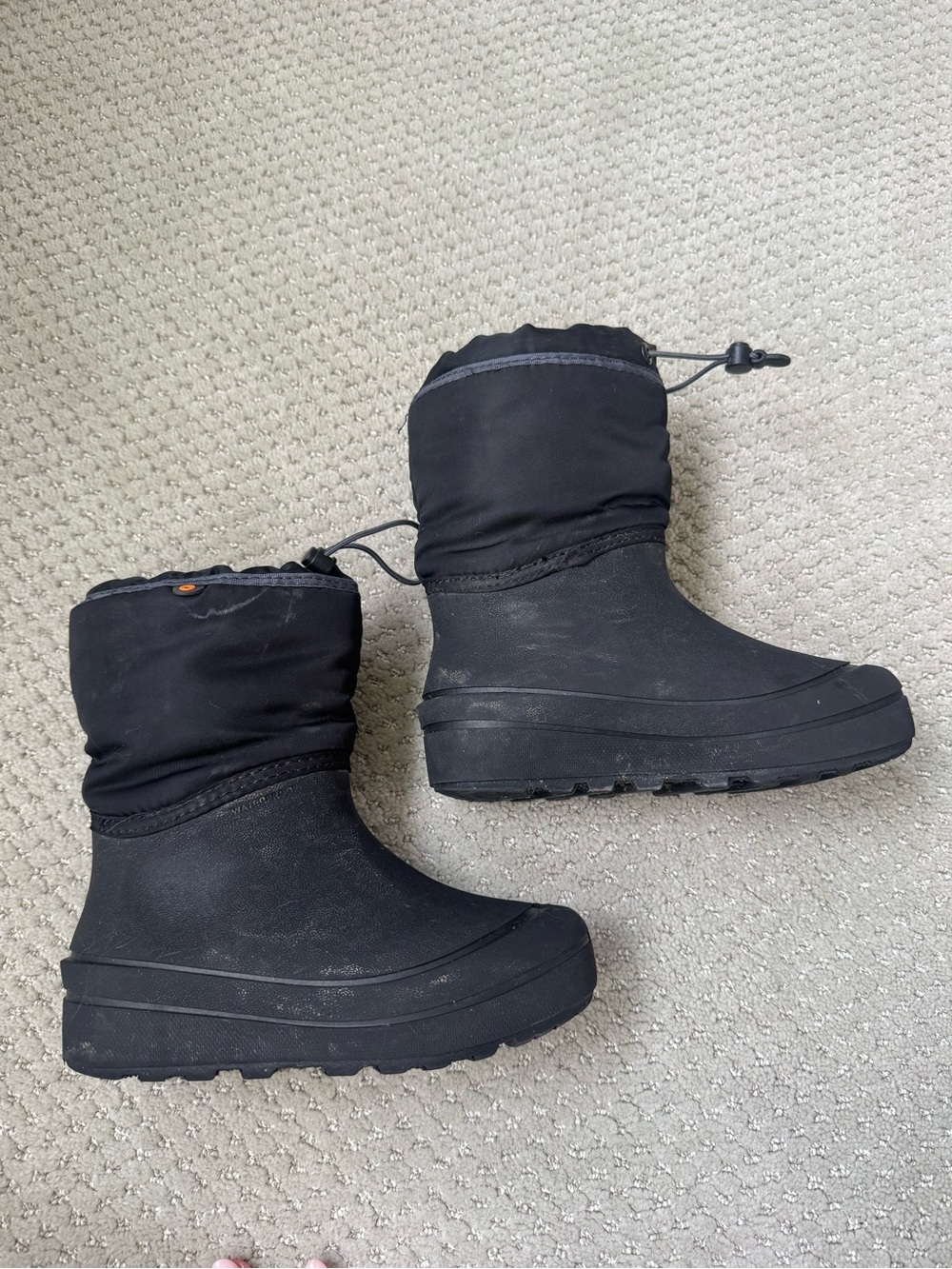 BOGS Kids Snow Shell Waterproof Winter Boots Black Size 13